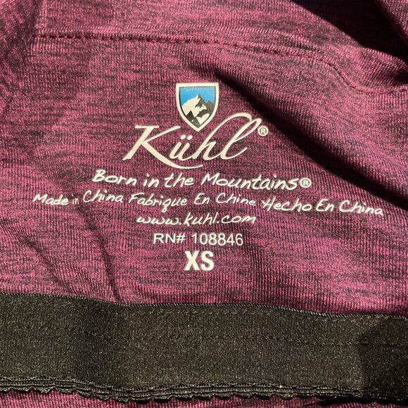 Kuhl Women's Sz XS Sleeveless Performance Dress Heathered Purple Stretch - Picture 2 of 10